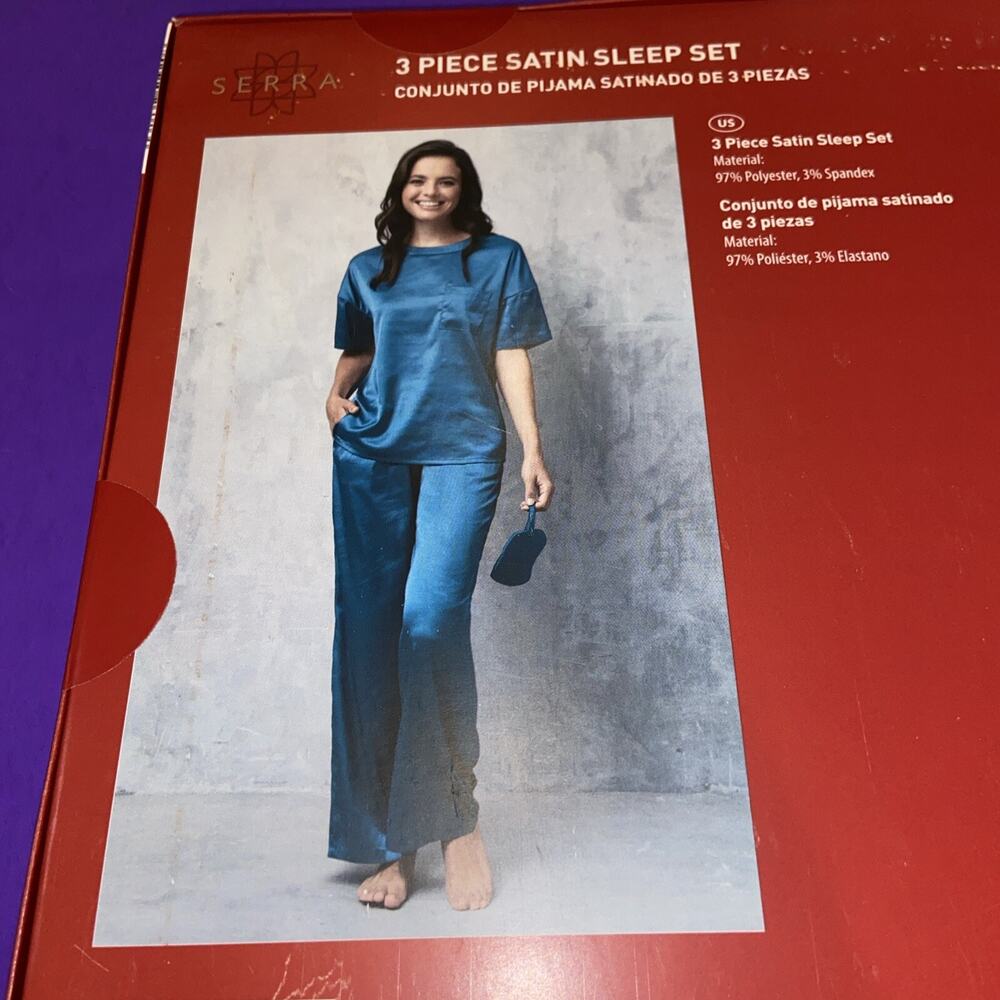 NEW! SERRA Teal Pajama Sleep Set/ Medium